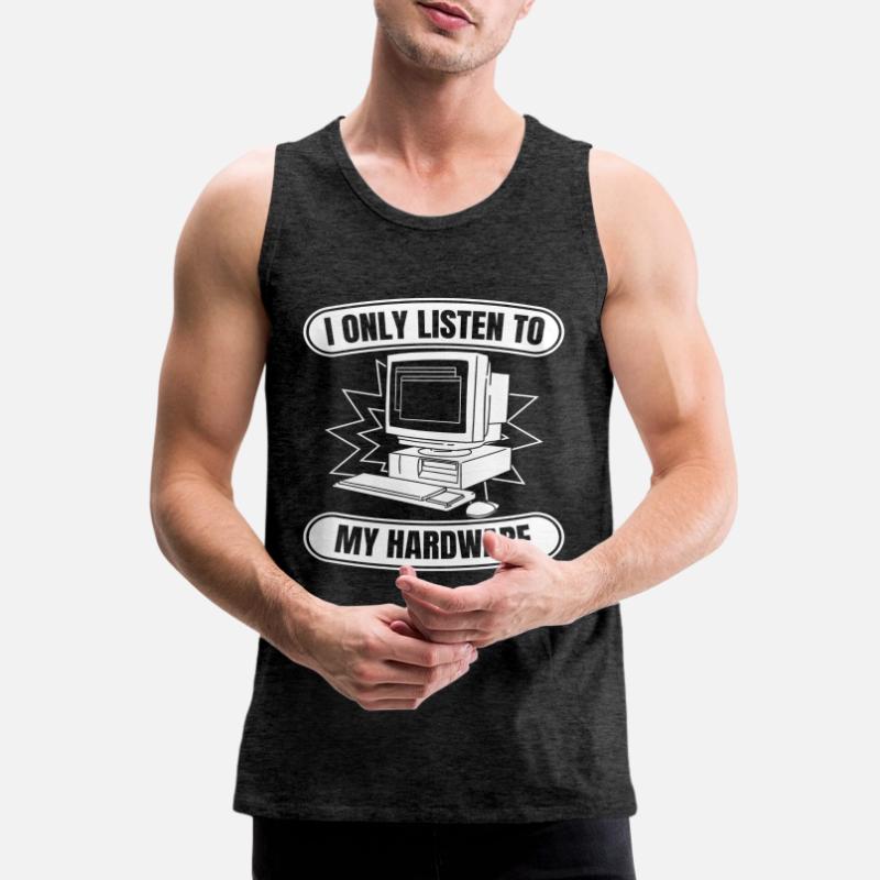 Entwickler Coder Programmierer Hardware Männer Premium Bio Tank Top