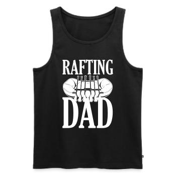 Rafting Wildwasser Rafting - Männer Premium Bio Tank Top - Schwarz - Vorne - Michal (187cm)