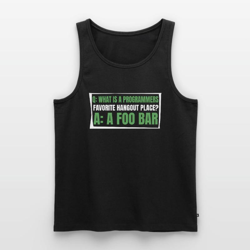 Developer Coder Programmer Funny Men's Premium Organic Tank Top