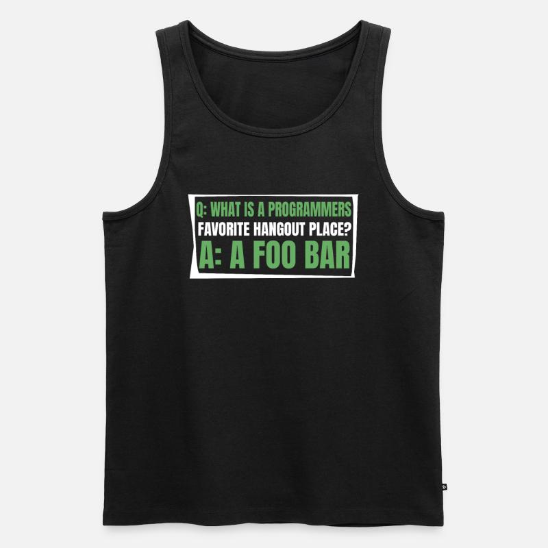 Entwickler Coder Programmierer Lustig - Männer Premium Bio Tank Top - Schwarz