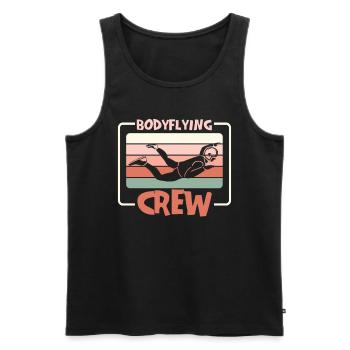 Indoor Skydiving Indoor Fallschirmspringen - Men's Premium Organic Tank Top - black - Front - AI Model Male 178 light (178cm)