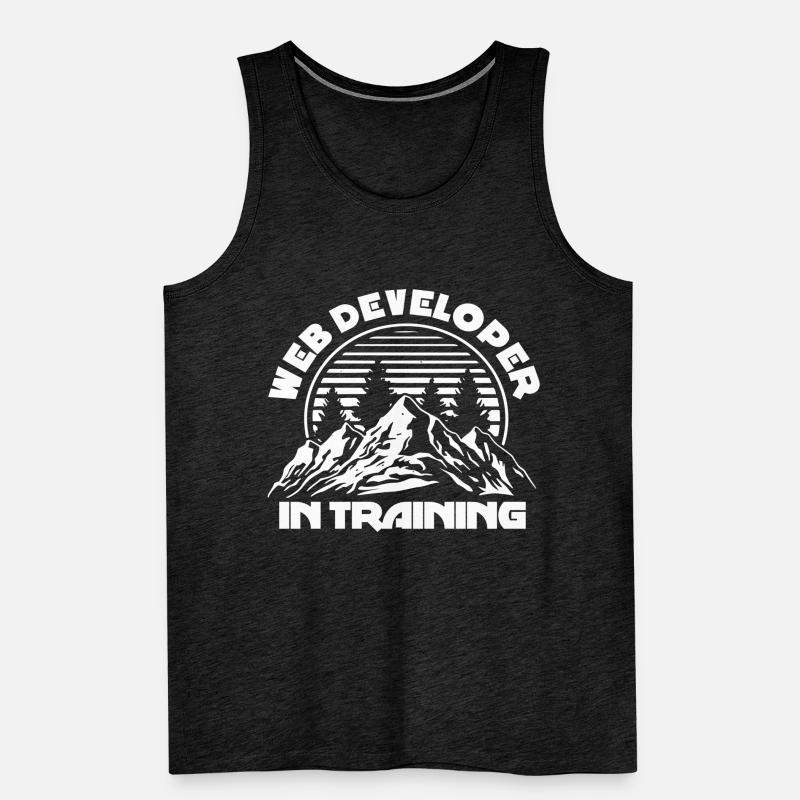 Web Entwickler Webdeveloper Ausbildung Männer Premium Bio Tank Top