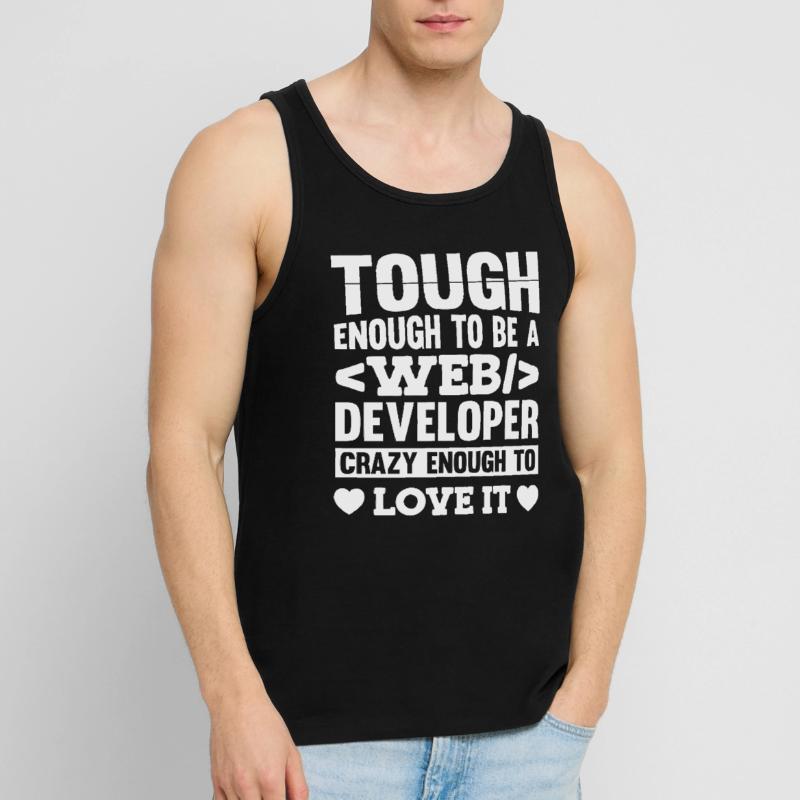 Web Developer Web Developer Men's Premium Organic Tank Top