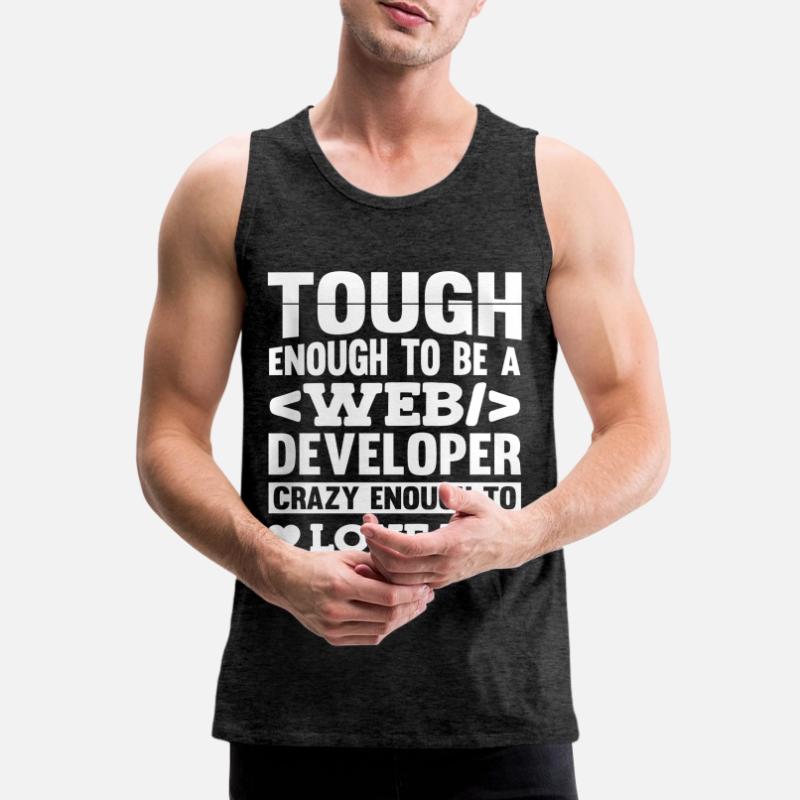 Web Developer Web Developer Men's Premium Organic Tank Top