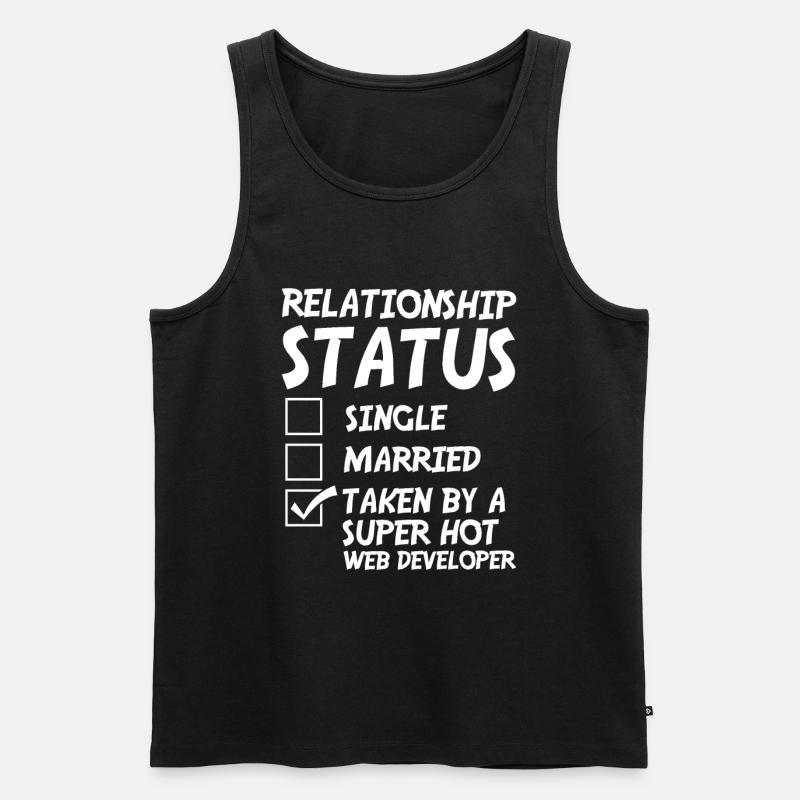 Web Entwickler Webdeveloper Witzig - Männer Premium Bio Tank Top - Schwarz