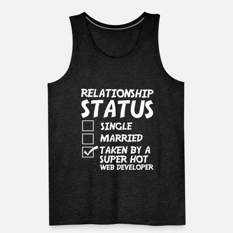 Web Developer Web Developer Funny Men's Premium Organic Tank Top