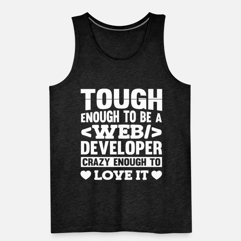 Web Developer Web Developer Men's Premium Organic Tank Top
