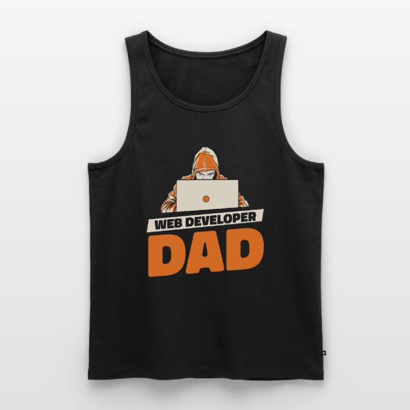 Web Developer Web Developer Father Men's Premium Organic Tank Top