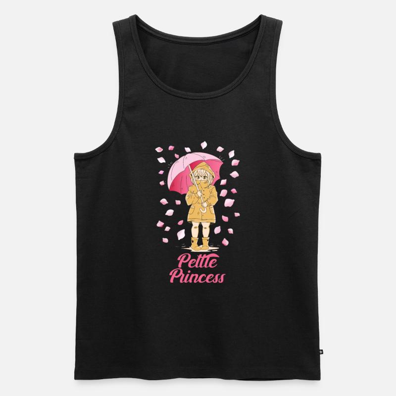 Rosen Niedlich - Männer Premium Bio Tank Top - Schwarz