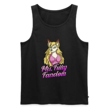 Furry Fandom Fursuits Cool - Männer Premium Bio Tank Top - Schwarz - Vorne - Michal (187cm)