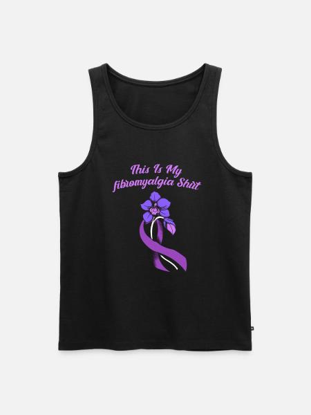 Fibromyalgie Rhumatisme mignon - Débardeur bio Premium Homme - noir