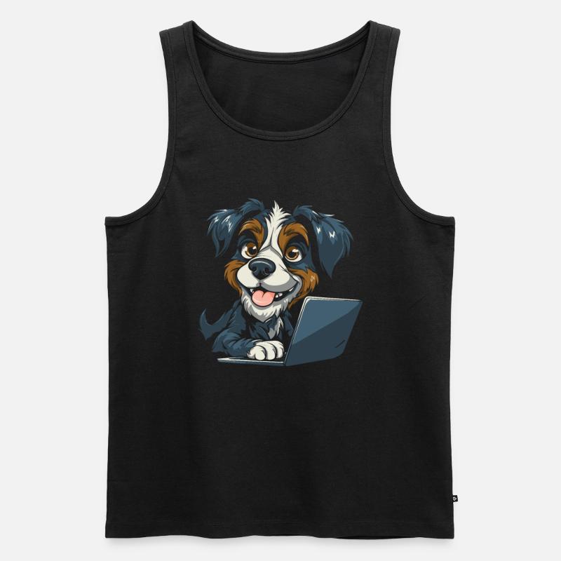 Web Developer Web Developer Cute - Men's Premium Organic Tank Top - black