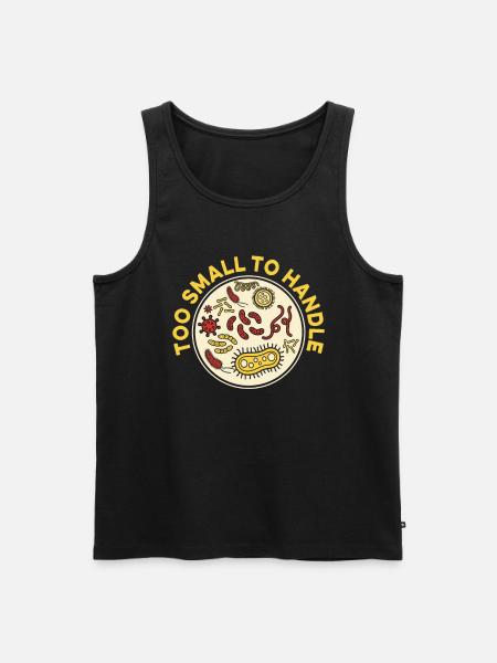 Biology Biologist Bacteria - Men's Premium Organic Tank Top - black