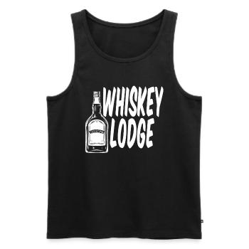 Whisky Whiskey - Débardeur bio Premium Homme - noir - Devant - Michal (187cm)