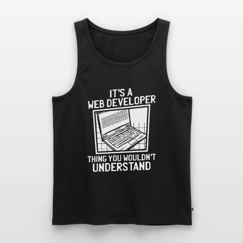 Web Developer Web Developer Men's Premium Organic Tank Top