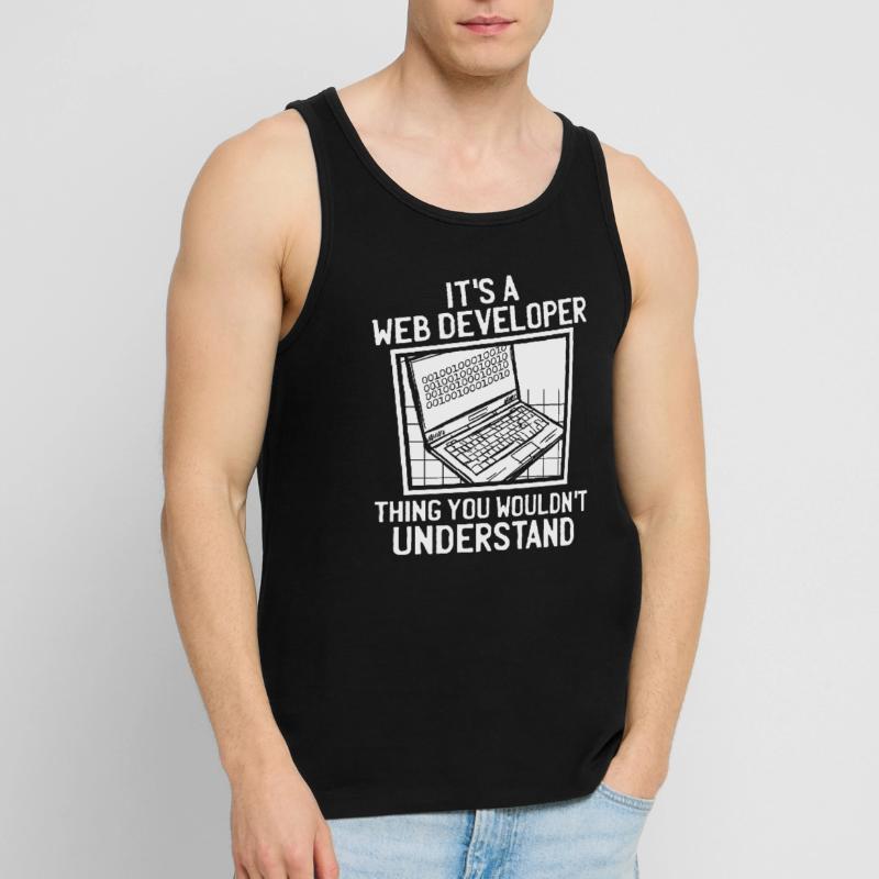 Web Developer Web Developer Men's Premium Organic Tank Top