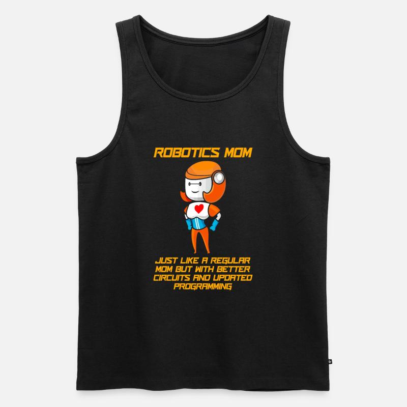 Robotics Ai Robot Nut - Men's Premium Organic Tank Top - black