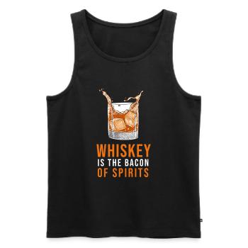 Whisky Whisky Spiritueux - Débardeur bio Premium Homme - noir - Devant - Michal (187cm)