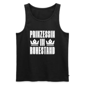 Prinzessin - Männer Premium Bio Tank Top - Schwarz - Vorne - Michal (187cm)