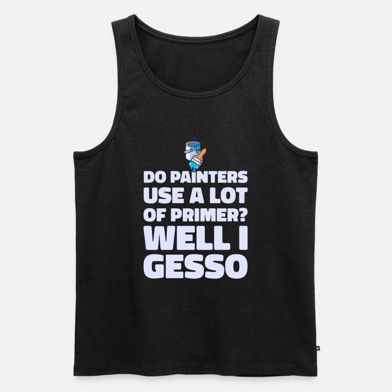 Maler Lackierer Witzig - Männer Premium Bio Tank Top - Schwarz