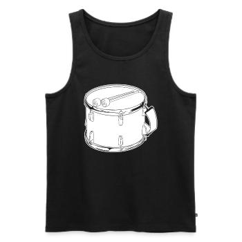 Fan train marching band - Men's Premium Organic Tank Top - black - Front - Michal (187cm)