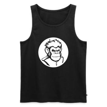 Fan train marching band - Men's Premium Organic Tank Top - black - Front - Michal (187cm)