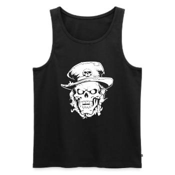 Zombie Halloween - Men's Premium Organic Tank Top - black - Front - Michal (187cm)