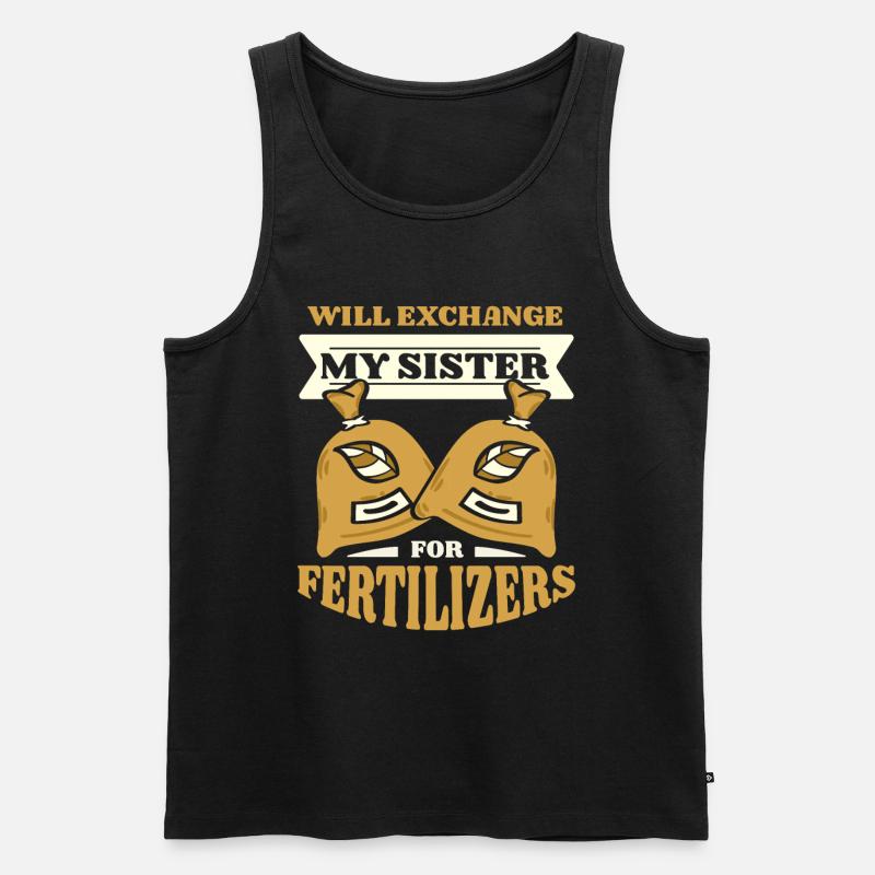 Hobbygärtner Garten Witzig - Männer Premium Bio Tank Top - Schwarz