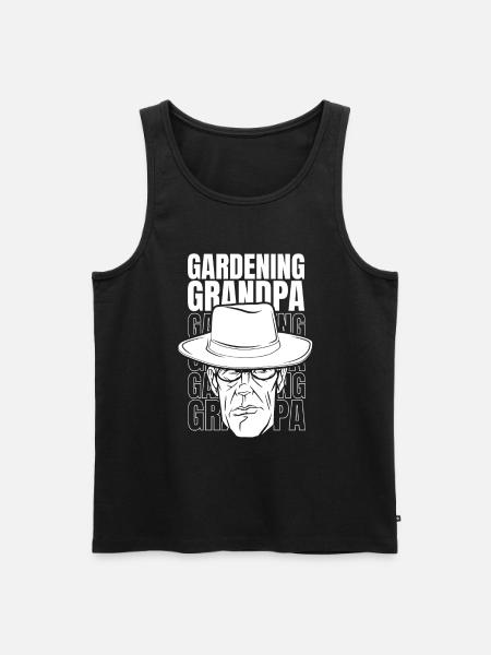 Hobbygärtner Garten Garten Opa - Männer Premium Bio Tank Top - Schwarz