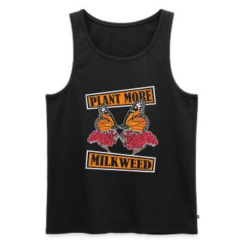 Hobbygärtner Garten Monarch - Männer Premium Bio Tank Top - Schwarz - Vorne - Michal (187cm)