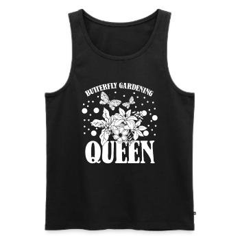 Hobby gardeners garden garden butterflies - Men's Premium Organic Tank Top - black - Front - Michal (187cm)