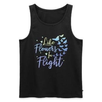 Hobbygärtner Garten Monarch - Männer Premium Bio Tank Top - Schwarz - Vorne - Michal (187cm)