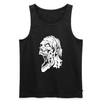 Zombie Halloween - Men's Premium Organic Tank Top - black - Front - Michal (187cm)