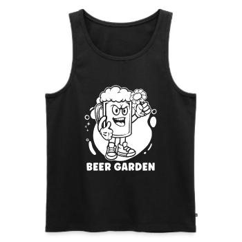 Hobby Gardener Garden Garden Beer Beer Garde - Men's Premium Organic Tank Top - black - Front - AI Model Male 178 light (178cm)