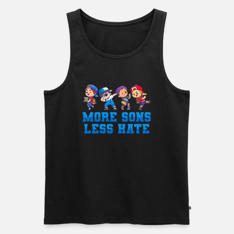 Mom Mutter Mutter - Männer Premium Bio Tank Top - Schwarz