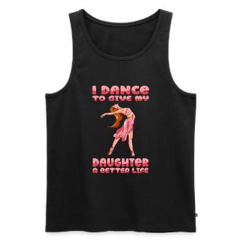 Mom Mutter Mutter Tanz Mutter - Männer Premium Bio Tank Top - Schwarz - Vorne - AI Model Male 178 light (178cm)