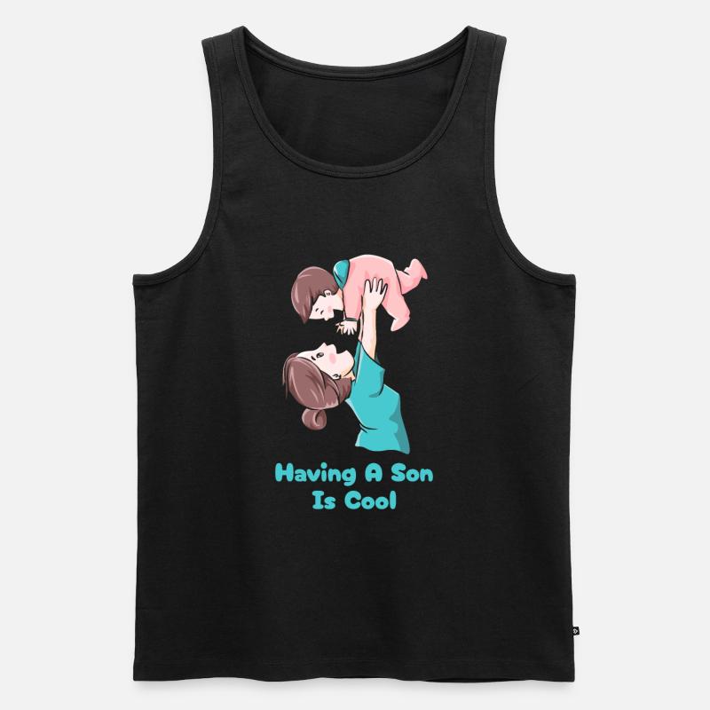Mom Mutter Mutter - Männer Premium Bio Tank Top - Schwarz