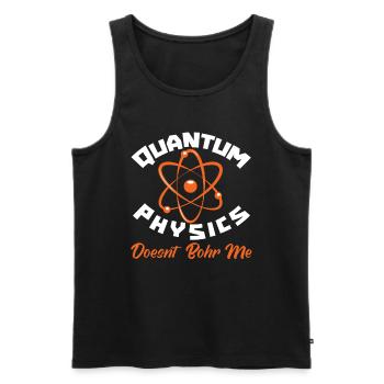 Physics Phyker Funny Quantum Physics - Men's Premium Organic Tank Top - black - Front - AI Model Male 178 light (178cm)