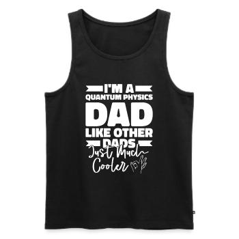 Physics Phyker Father Quantum Physics - Men's Premium Organic Tank Top - black - Front - Michal (187cm)