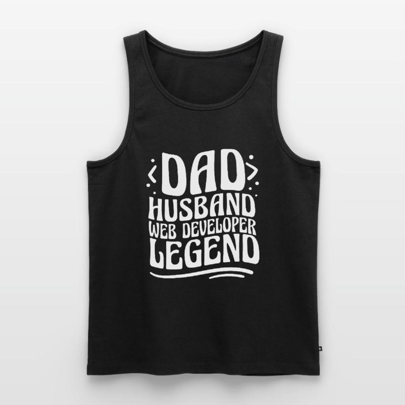 Web Developer Web Developer Men's Premium Organic Tank Top