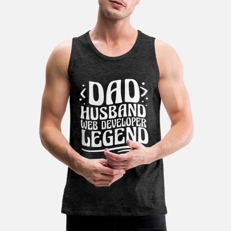 Web Developer Web Developer Men's Premium Organic Tank Top