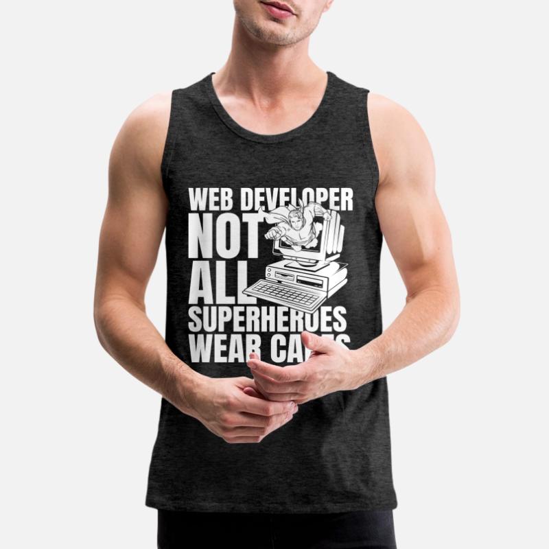 Web Developer Web Developer Men's Premium Organic Tank Top