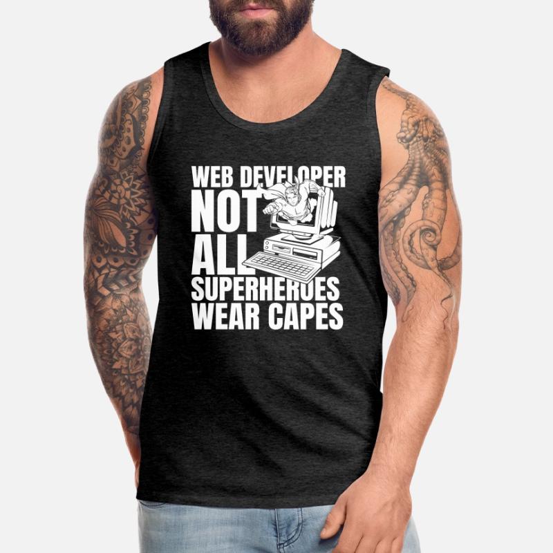 Web Developer Web Developer Men's Premium Organic Tank Top