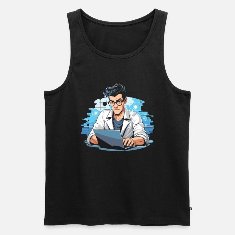 Data Science Data Analyst - Men's Premium Organic Tank Top - black