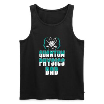Physics Phyker Papa Quantum Physics - Men's Premium Organic Tank Top - black - Front - AI Model Male 178 light (178cm)