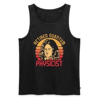Physics Physicists Quantum Physics - Men's Premium Organic Tank Top - black - Front - AI Model Male 178 light (178cm)