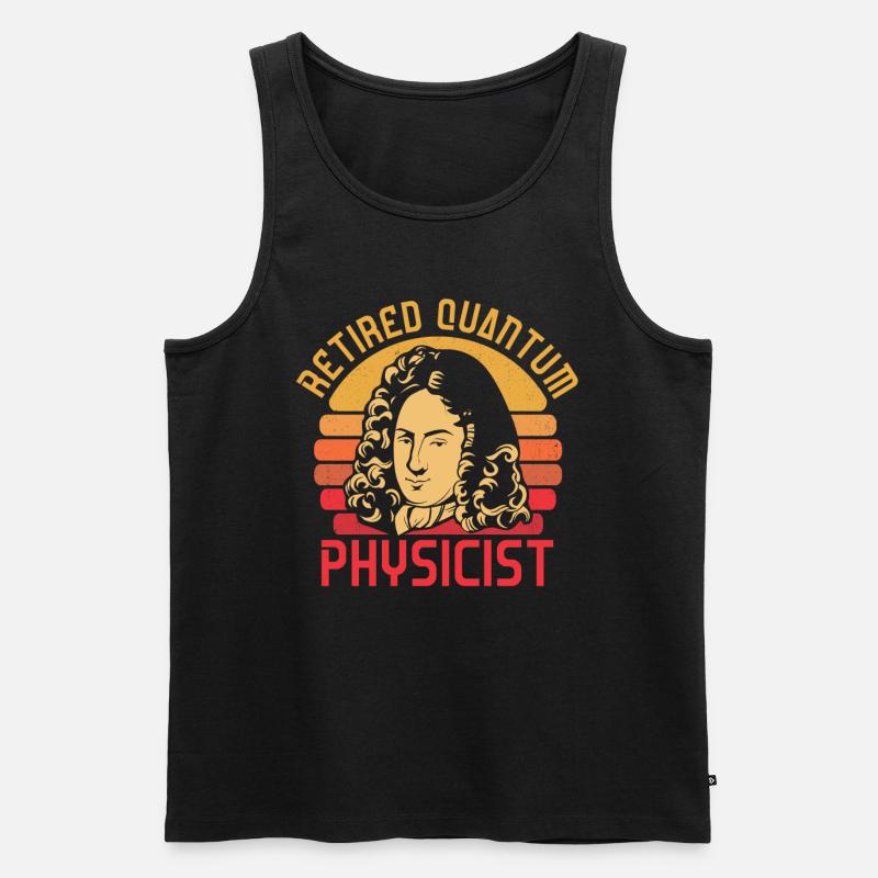 Physics Physicists Quantum Physics - Men's Premium Organic Tank Top - black