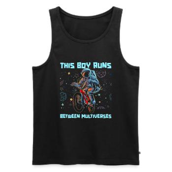 Physics Physicists Quantum Physics - Men's Premium Organic Tank Top - black - Front - AI Model Male 178 light (178cm)