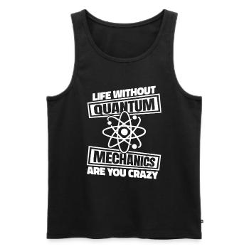 Physics Physicists Quantum Physics - Men's Premium Organic Tank Top - black - Front - AI Model Male 178 light (178cm)