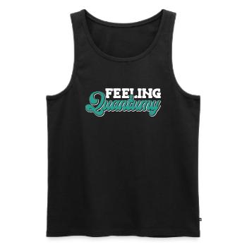 Physics Phyker Funny Quantum Physics - Men's Premium Organic Tank Top - black - Front - Michal (187cm)
